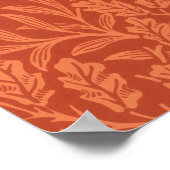william morris wallpaper acorns and oak ポスター (角)