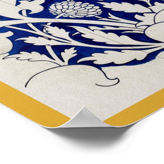 William Morris Watercolour Poster ポスター (角)