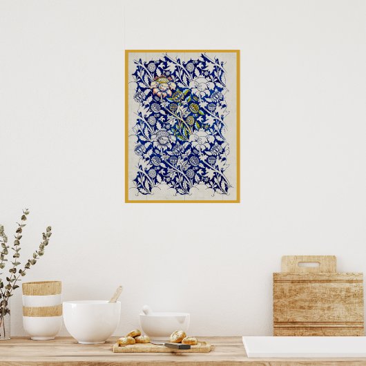 William Morris Watercolour Poster ポスター (キッチン)