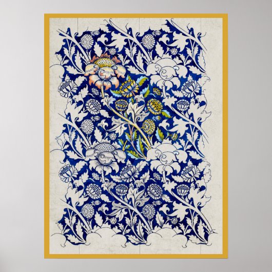 William Morris Watercolour Poster ポスター (正面)