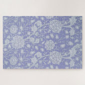 William Morris - Wild Tulips Purple Floral Pattern ジグソーパズル (横)