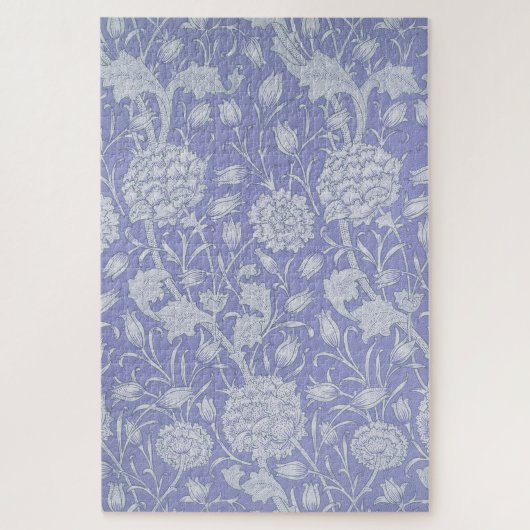 William Morris - Wild Tulips Purple Floral Pattern ジグソーパズル (縦)