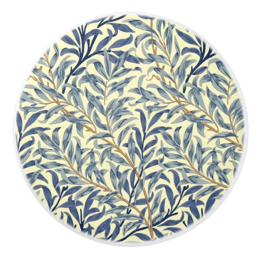 William Morris "Willow Bough" 4 セラミックノブ (正面)