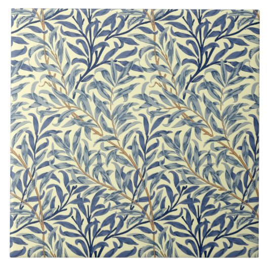 William Morris "Willow Bough" 4 タイル (正面)