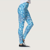 William Morris Willow Bough, Cobalt Blue & White レギンス (右)