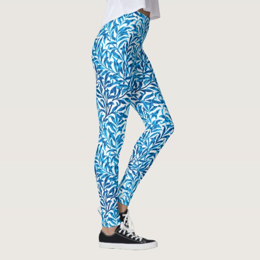 William Morris Willow Bough, Cobalt Blue & White レギンス (右)