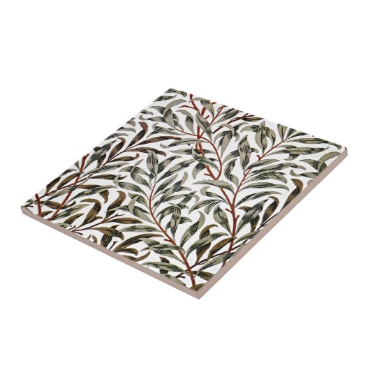 William Morris - Willow Bough pattern タイル (側面)