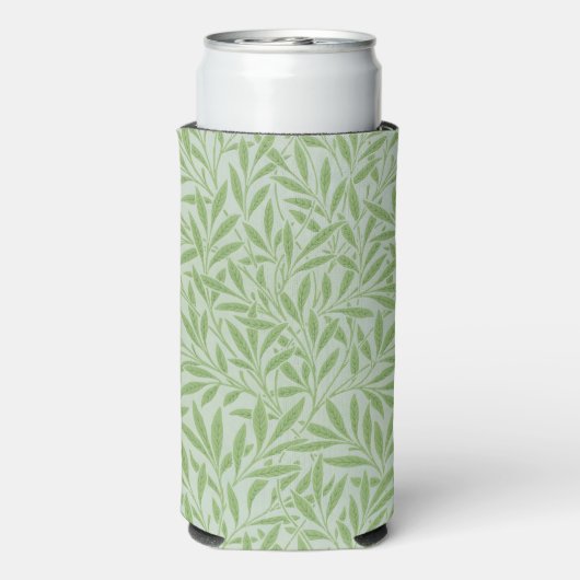 William Morris Willow Flower Classic Green スリム缶クーラー (Seltzer裏面)