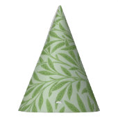 William Morris Willow Flower Classic Green パーティーハット (左)