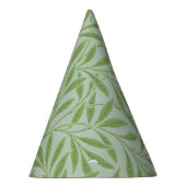 William Morris Willow Flower Classic Green パーティーハット (右)