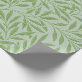 William Morris Willow Flower Classic Green ラッピングペーパー (角)