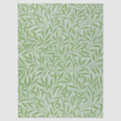 William Morris Willow Flower Classic Green 薄葉紙 (正面)