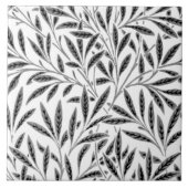 William Morris Willow Pattern, Gray / Gray & White タイル (正面)