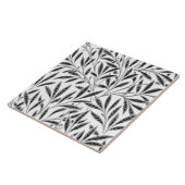 William Morris Willow Pattern, Gray / Gray & White タイル (側面)