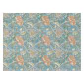 William Morris Windrush Floral Pattern Blue テーブルクロス (正面(横))