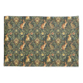 William Morris Woodland Floral Rabbits Christmas 枕カバー (裏面)