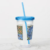 William Morris Woodpecker Tapestryフローラヴィンテージ アクリルタンブラー (左)