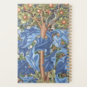William Morris Woodpecker Tapestryフローラヴィンテージ プランナー手帳 (裏面)