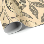 William Morris Wrapping Papによるザクロのパターン ラッピングペーパー (ロールコーナー)