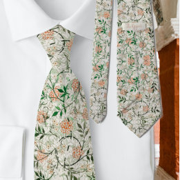 William Morris's Famous Jasmine Floral Pattern ネクタイ