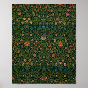 William Morris's Tulip famous pattern ポスター