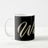 William Name whitegold Tasse Teetasse Kaffeetasse コーヒーマグカップ (左)