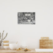 William Penn in Conference with the Colonists ポスター (キッチン)