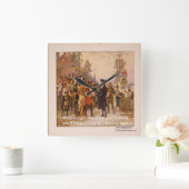 William Penn "Right Is Right"壁時計 スクエア壁時計 (ホーム)