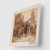 William Penn "Right Is Right"壁時計 スクエア壁時計 (傾斜)