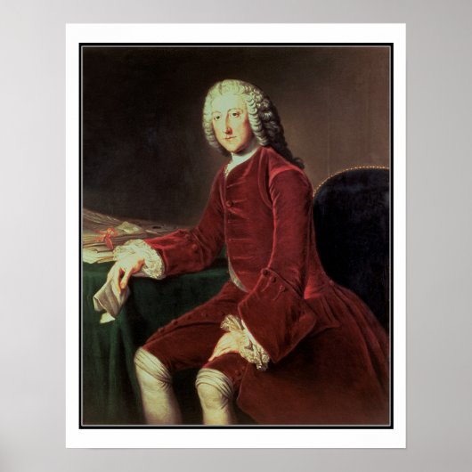 William Pitt the 'Elder'、後のChathaの第1伯爵 ポスター (正面)