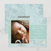 William Reneeの誕生のお知らせ 案内ポストカード (正面/裏面)