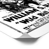 William S. Hart西静か映画スターの広告 ポスター (角)