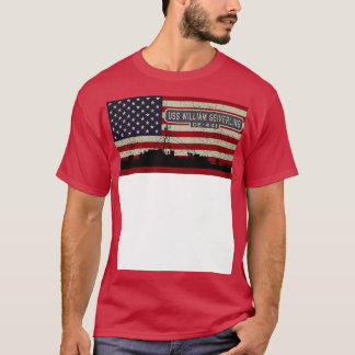 William Seiverling DE441駆逐艦エスコート船Dia Tシャツ