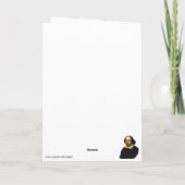 William ShakespeareによるSonnet#18 カード (裏面)