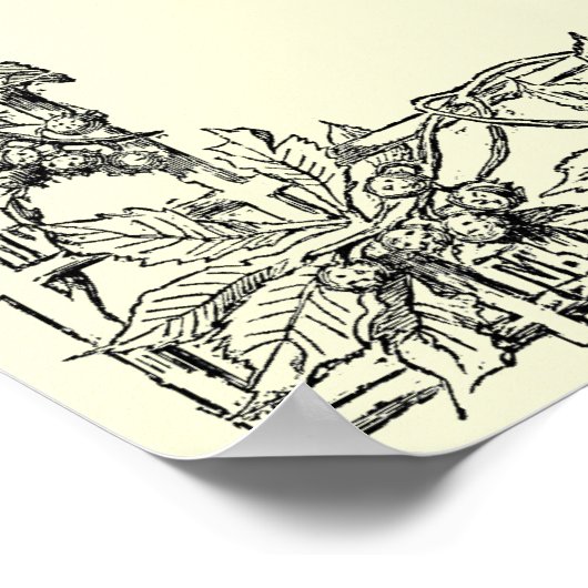 William ShakespeareによるSonnet#18 ポスター (角)