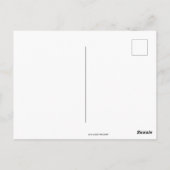 William ShakespeareによるSonnet#18 ポストカード (裏面)