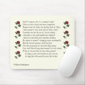 William ShakespeareによるSonnet#18 マウスパッド (マウス)