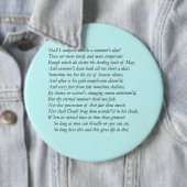 William ShakespeareによるSonnet#18 缶バッジ (インサイチュ)