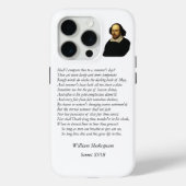 William ShakespeareによるSonnet#18 Case-Mate iPhoneケース (裏面)