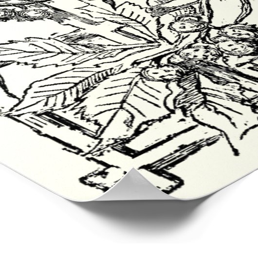 William ShakespeareによるSonnet # 23 ポスター (角)