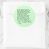 William ShakespeareによるSonnet # 33 ラウンドシール (バッグ)