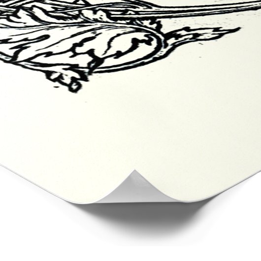 William ShakespeareによるSonnet # 43 ポスター (角)