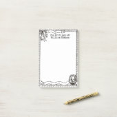 William Shakespeareスケッチポストit®ノート4 x 6 ポストイット (デスク上)