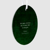 William Shakespeare引用文の可能性 オーナメント (正面)