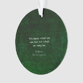 William Shakespeare引用文の可能性 オーナメント (正面)