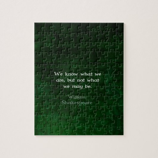 William Shakespeare引用文の可能性 ジグソーパズル (縦)