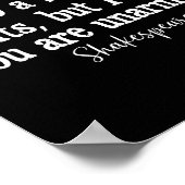 William Shakespeare Battle Of Wits English Literat ポスター (角)