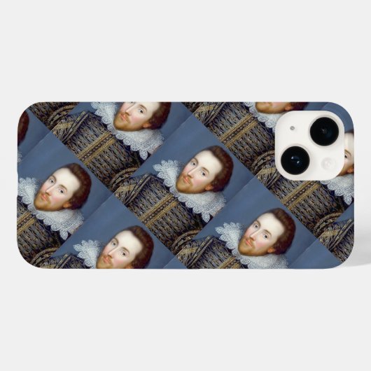 William Shakespeare Case-Mate iPhoneケース Case-Mate iPhone 14ケース (裏面 (横))