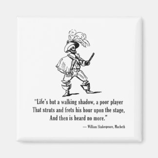 William Shakespeare Macbethイギリスの演劇死TS マグネット