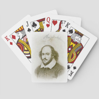 William Shakespeare Portrait and Signature Cards トランプ